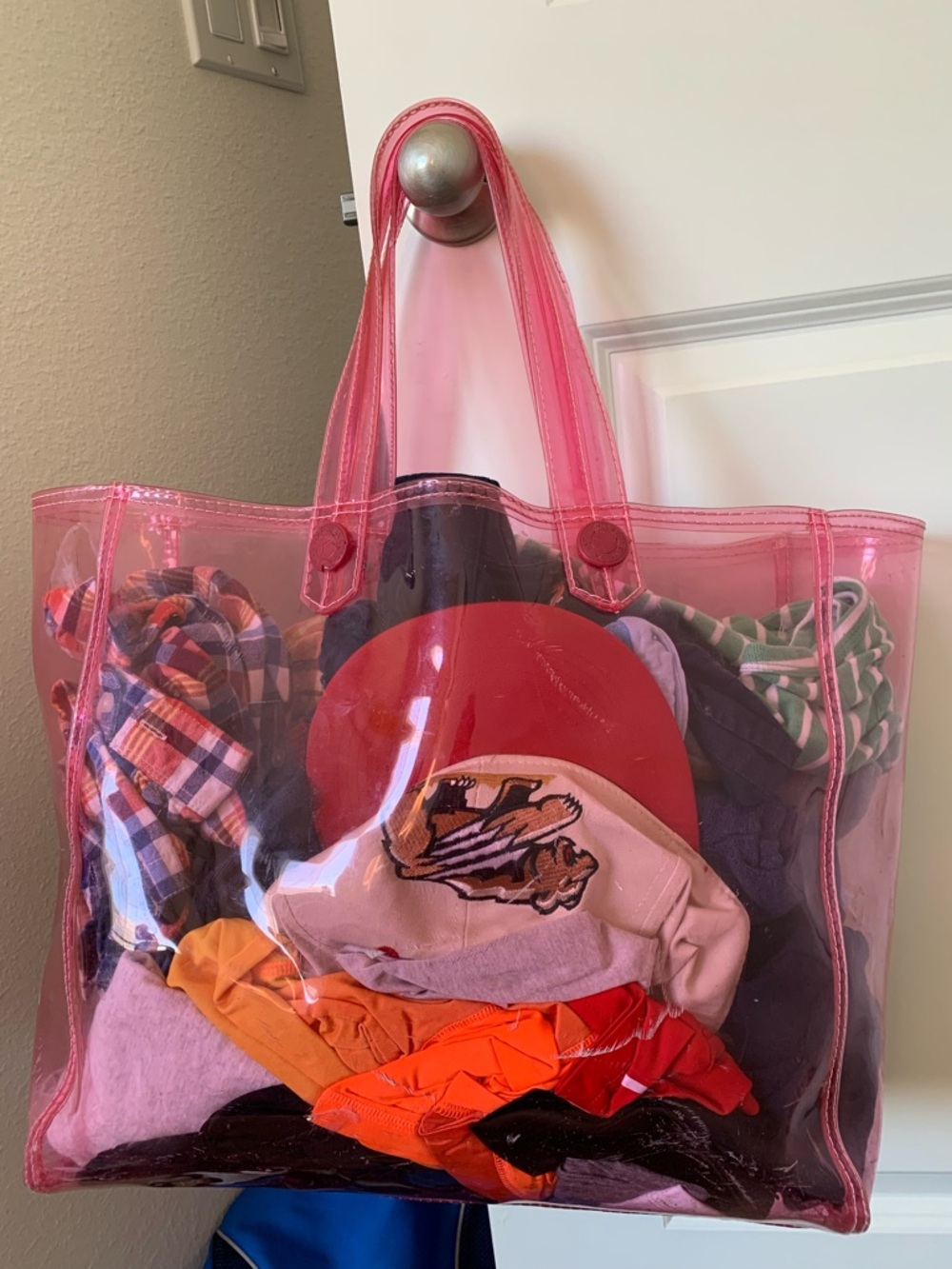 GAP Pink Transparent Tote Bag - Picture 9 of 9